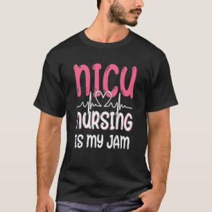 Süße Nicu Krankenschwester Nicu Pflege Icu Neonat T-Shirt