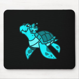 Süße niedliche Cartoon-Meereschildkröte Ozean-Tier Mousepad