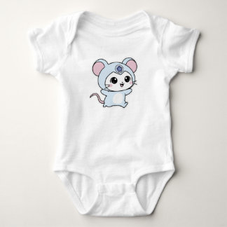 Süße niedliche kleine Maus Baby Strampler