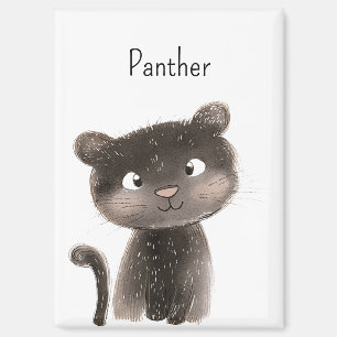 Süße niedliche Panther-Tiere Magnet