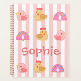 Süße Niedliche Vögel Planer