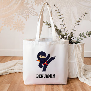 Süße Ninja-Krieger-Kinder Tragetasche