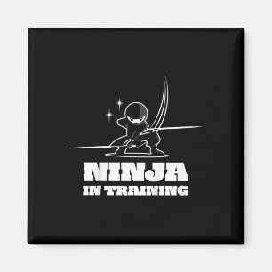 Süße Ninja-Krieger-Märtyrer-Kunst-T-Shirt für Kind Magnet