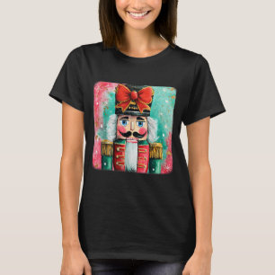 Süße Nussknacker-Weihnachtsbögen Weihnachts-Pyjama T-Shirt