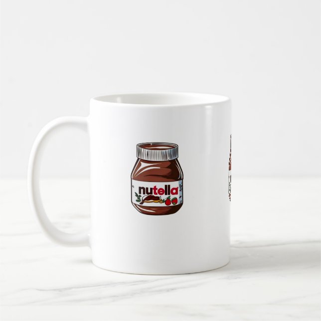 Süße Nutella  Kaffeetasse (Links)