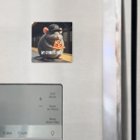 Süße NYC Pizza-Ratte U-Bahn-Legende Magnet