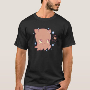 Süße Oktopus-Cartoon-Unterwasserliebe T-Shirt