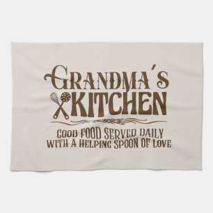 Süße Oma Küchen Wortkunst  Geschirrtuch