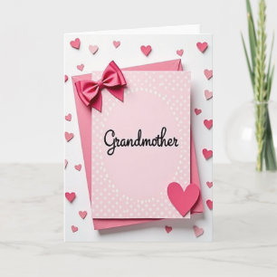 Süße Oma-Tag-Karte Karte