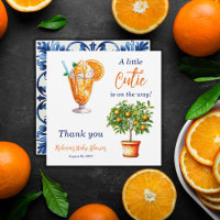 Süsse Orange Citrus Summer Ice Cream Baby Dusche