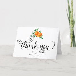 Süsse | Orange danke Ihnen Karten