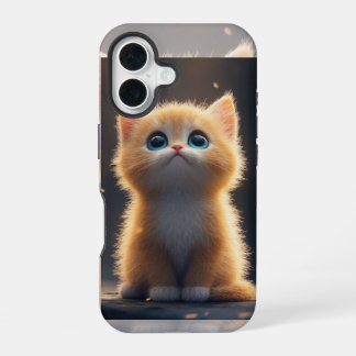 Süße orange Katze iPhone 16 Hülle