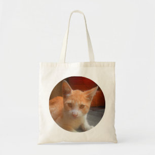 Süße orange Kitzkatze Tragetasche