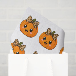 Süße Orange Kleine Kürbis Halloween Individueller Seidenpapier