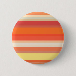 Süße orange-rote Streifen  Button