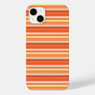 Süße orange-rote Streifen Case-Mate iPhone 14 Plus Hülle