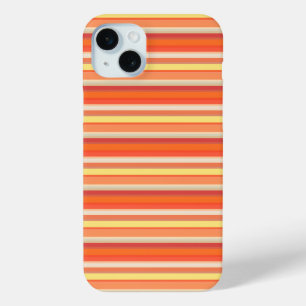 Süße orange-rote Streifen Case-Mate iPhone Hülle