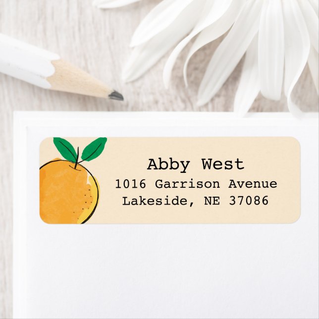 Süsse Orange Rücksendeadresse (Insitu)