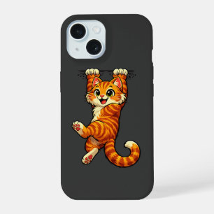 Süße orange Tabby-Katze iPhone 15 Hülle