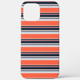 Süße orangeblaue Streifen Case-Mate iPhone Hülle