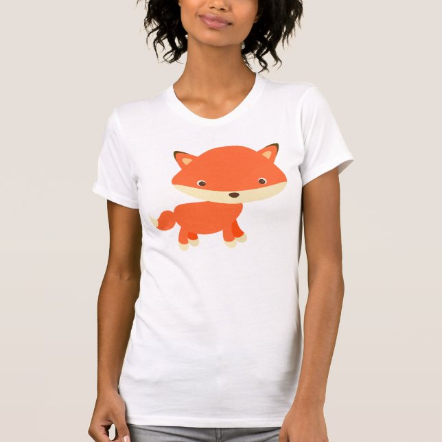 Süße Orangenfuchs T-Shirt (Vorderseite)