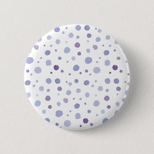 Süße organische Pinselstrich-Punkt-Kunst Button