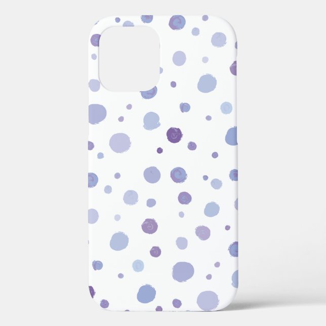 Süße organische Pinselstrich-Punkt-Kunst Case-Mate iPhone Hülle (Rückseite)