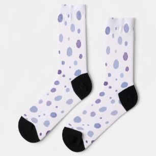 Süße organische Pinselstrich-Punkt-Kunst Socken