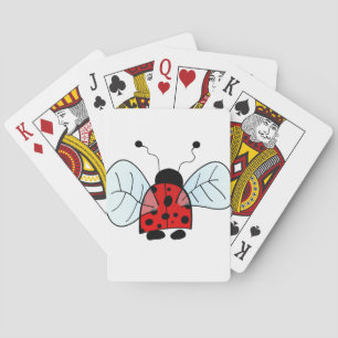 Süße organische Pinselstrich-Punkt-Kunst Spielkarten