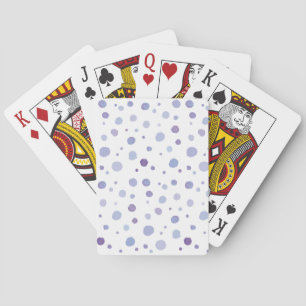 Süße organische Pinselstrich-Punkt-Kunst Spielkarten