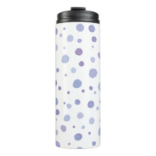 Süße organische Pinselstrich-Punkt-Kunst Thermosbecher