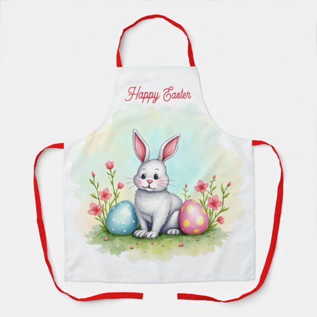 Süße Osterhase Sammlung Schürze (Vorderseite)