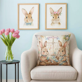 Süße Osterhasen & Eier Kissen