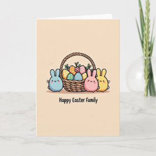 Süße Osterhasen Freunde Karte