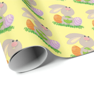 Süße Osterhasen-Geschenkpapier-Geschenkverpackung Geschenkpapier
