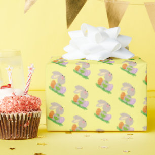Süße Osterhasen-Geschenkpapier-Verpackung Geschenkpapier