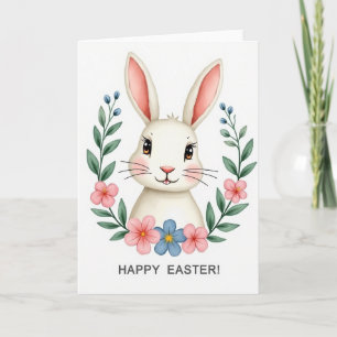 Süße Osterhasen-Grußkarte zum Frühling Karte