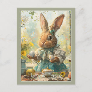 Süße Osterhasen-Ostereier Feiertagspostkarte