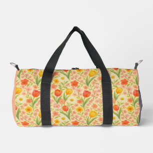 Süße Ostern-/Frühlings-Blumenmuster Duffle Bag