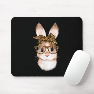 Süße Ostern Häschen Mama Ostern Leopard Jahr des R Mousepad