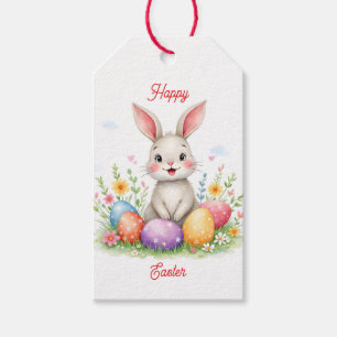 Süße Ostern Hasen und Eier Moderne Kollektion Geschenkanhänger