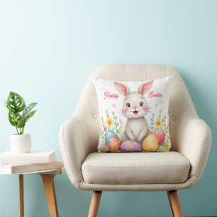 Süße Ostern Hasen und Eier Moderne Kollektion Kissen