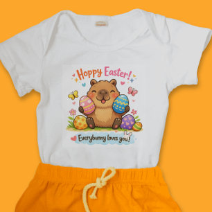 Süße Ostern Kapybara Eier Hase Baby Strampler