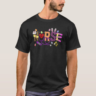 Süße Ostern Krankenpfleger Hase Ohren Frohe Ostern T-Shirt