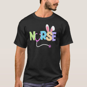 Süße Ostern Krankenschwester   Hasenohren Frohe Os T-Shirt