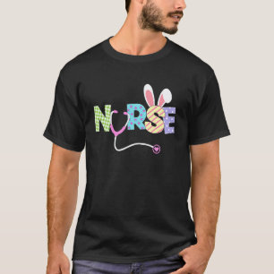 Süße Ostern Krankenschwester  Hasenohren Frohe Ost T-Shirt