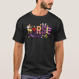 Süße Ostern Krankenschwester Hasenohren Frohe Ost T-Shirt