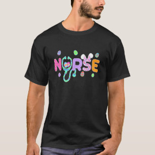 Süße Ostern Krankenschwester   Hasenohren Frohen O T-Shirt