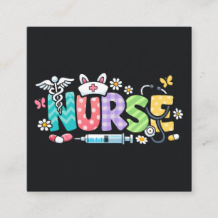 Süße Ostern-Krankenschwester Medizinischer Humor Begleitkarte