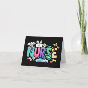 Süße Ostern-Krankenschwester Medizinischer Humor Dankeskarte